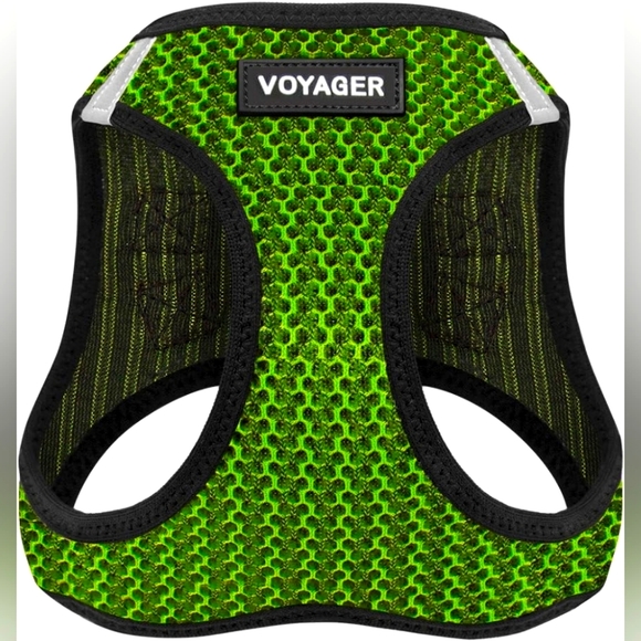 Voyager (COPY) Vest Harness for Small Pets by Best Pet Supplies - Lime/Green,XS - Picture 2 of 10